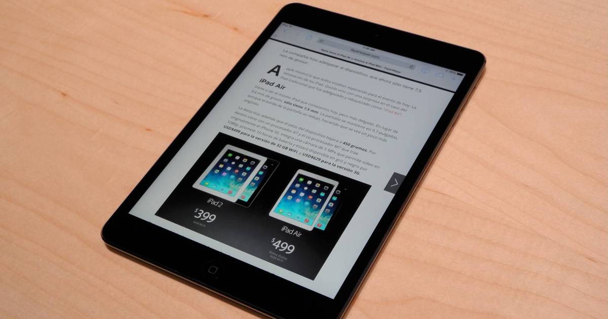 Apple revela el iPad Air, la última generación del tablet de Cupertino