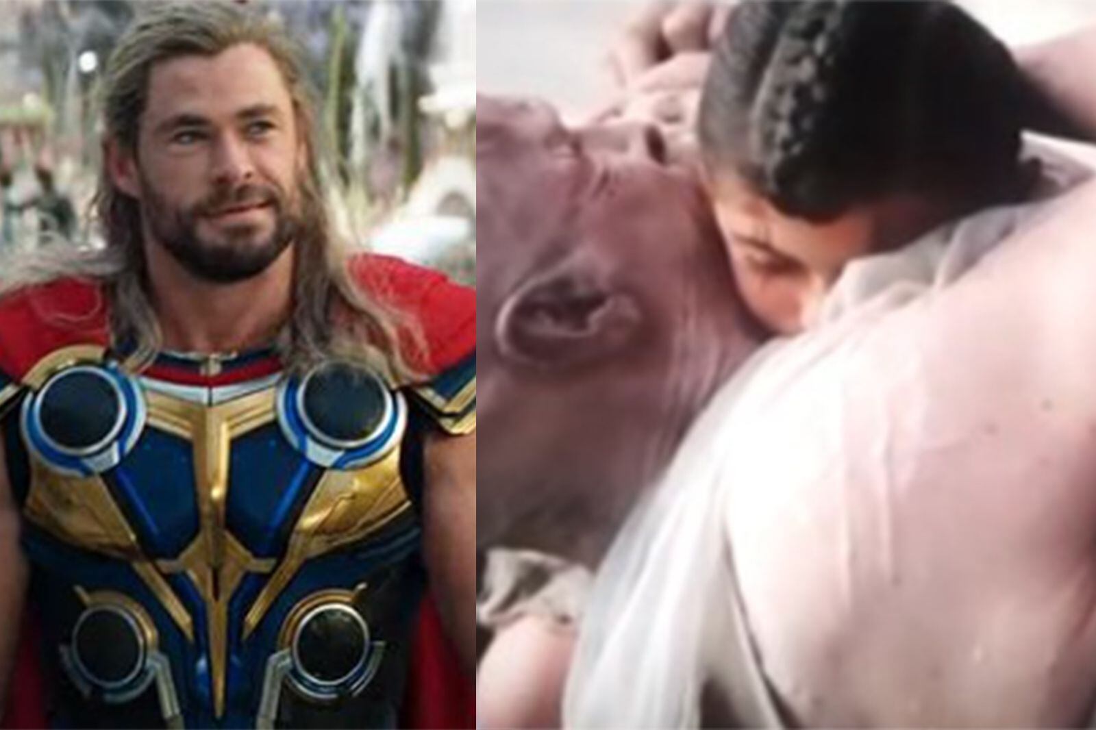 Chris Hemsworth publica foto dos bastidores de Thor: Amor e Trovão com sua  filha, India Rose