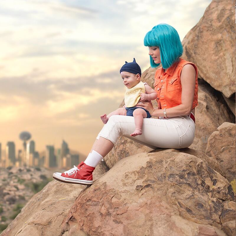 Trunks y Bulma Cosplay.