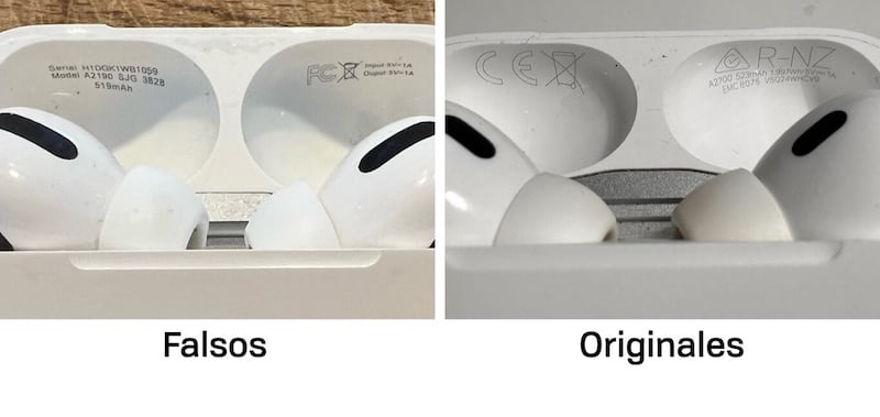 AirPods falsos originales cortesía Xataka