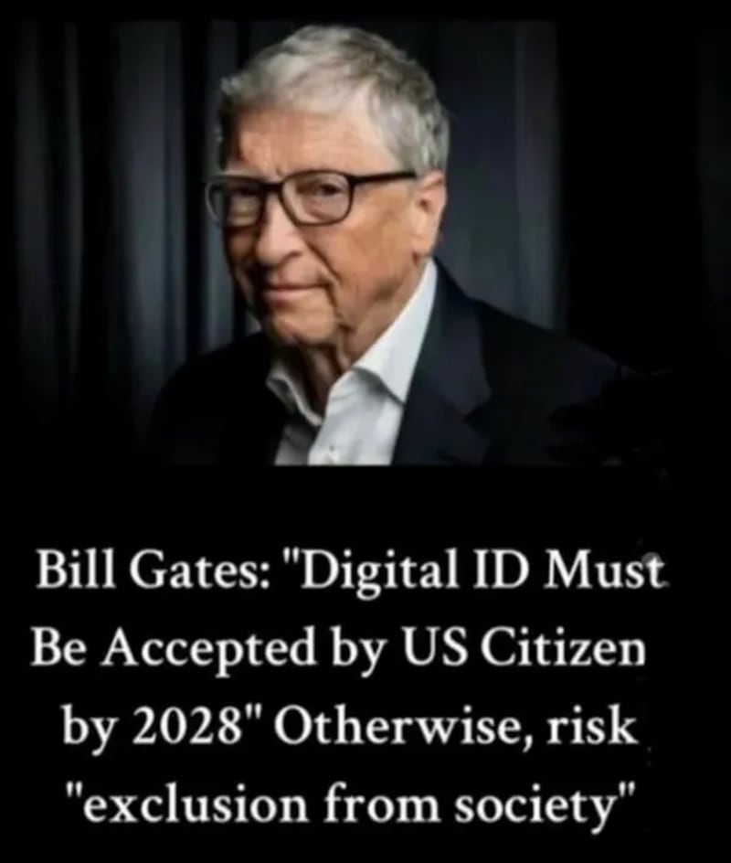 Bill Gates. Identificaciones digitales.