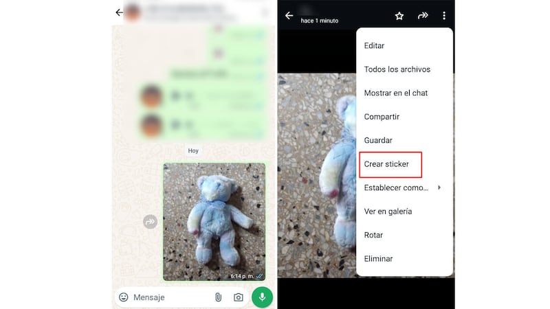 WhatsApp permite elaborar ‘stickers’ dentro de la misma plataforma