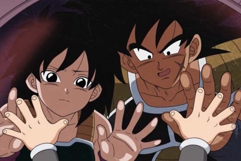 Gine y Bardock Dragon Ball