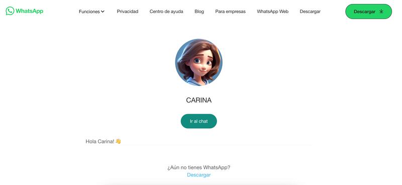 Carina | Inteligencia Artificial para WhatsApp