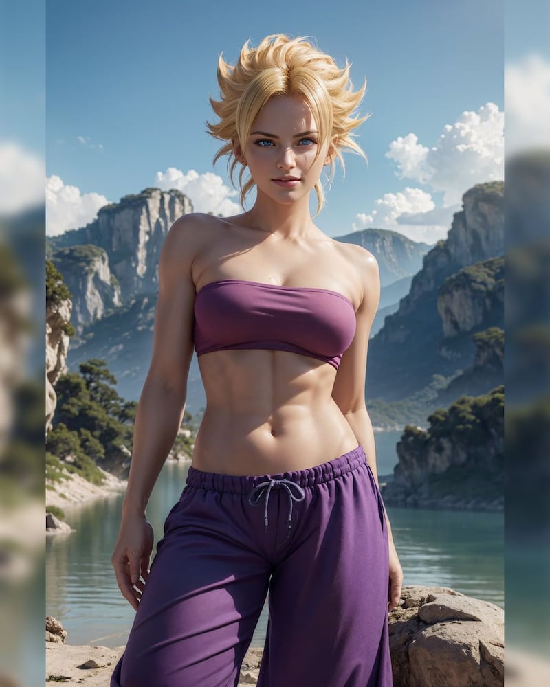 Caulifla Super Saiyajin. My Smart Arts