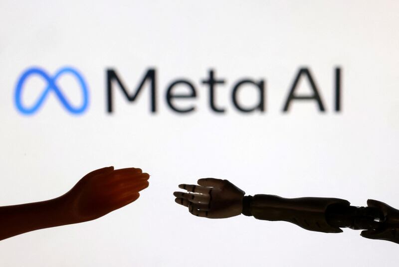 Meta AI logo