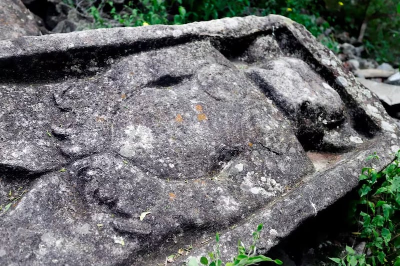 Dios del inframundo hallado en el Cerro de la peña Puebla