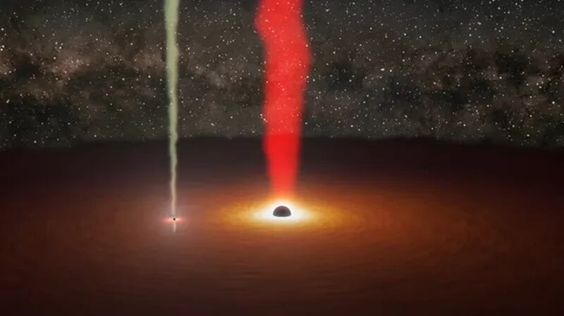 NASA Caltech TESS representación agujeros negros