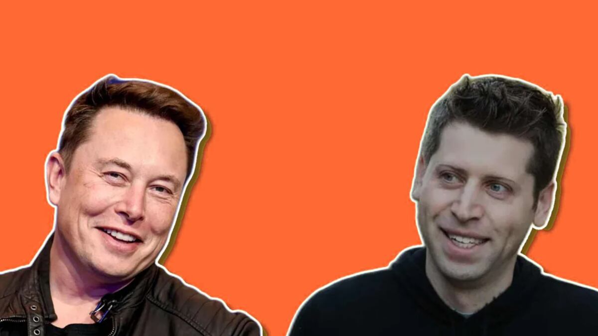 Sam Altman y Elon Musk.