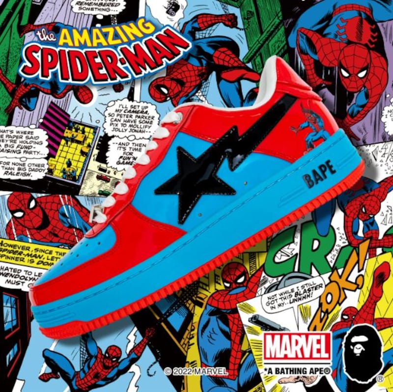 Spider-Man Bape x Marvel