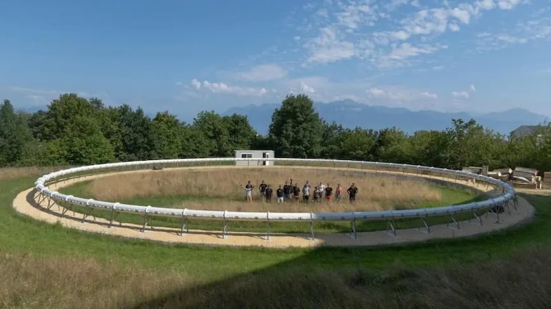 Instalación de pruebas de EPFL para proyectos Hyperloop