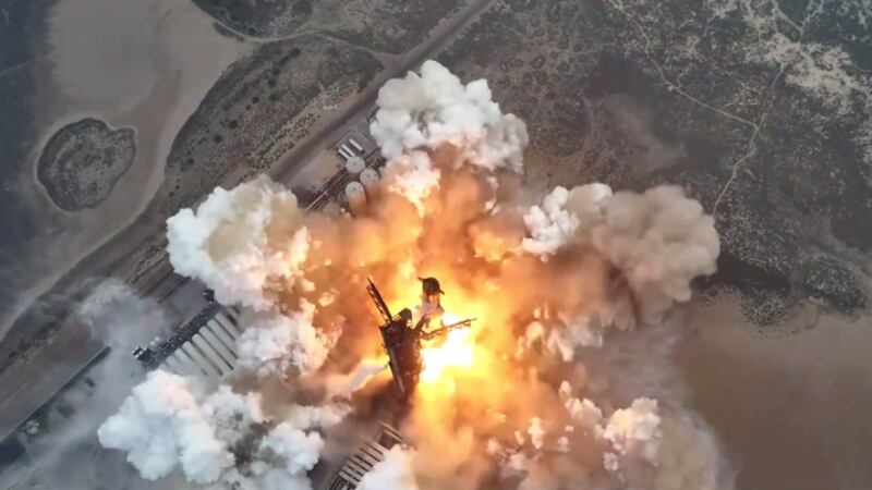 Despegue del cuarto vuelo de prueba de Starship | Foto: SpaceX