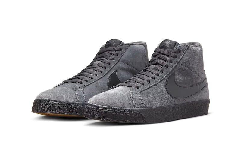 Nike SB Blazer Mid Anthracite Suede