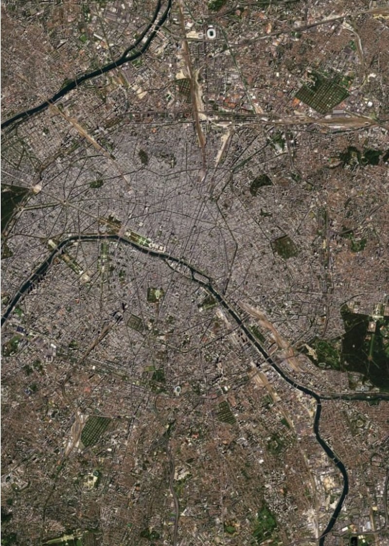 París desde el espacio ESA