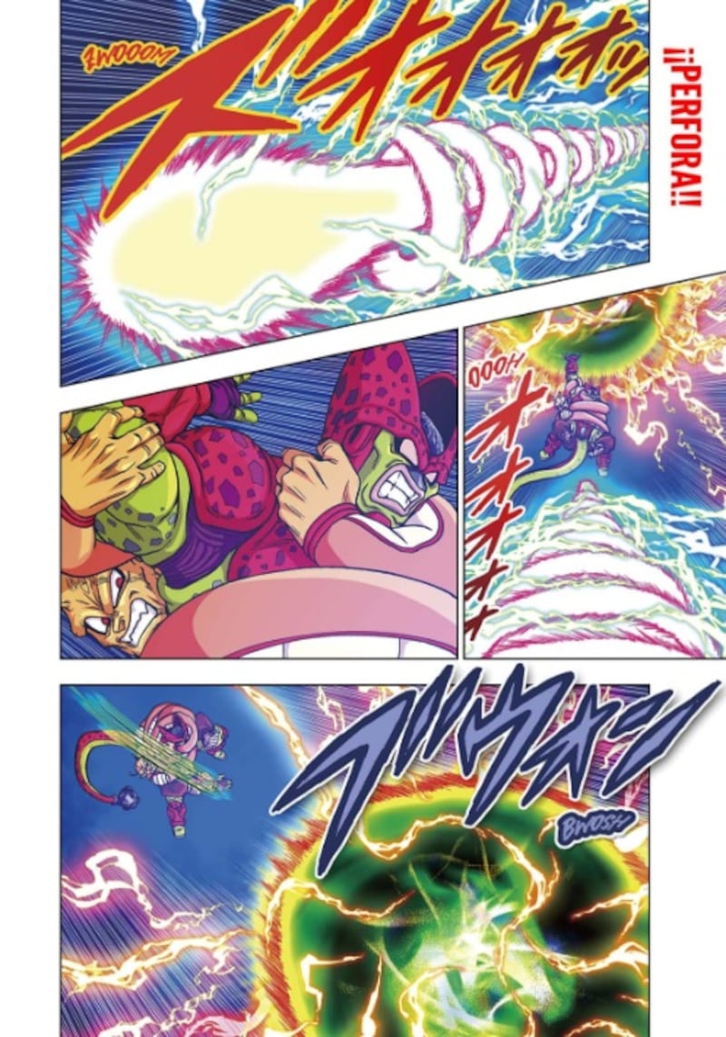 DBS Ep 100 imágenes a color. Manga Plus