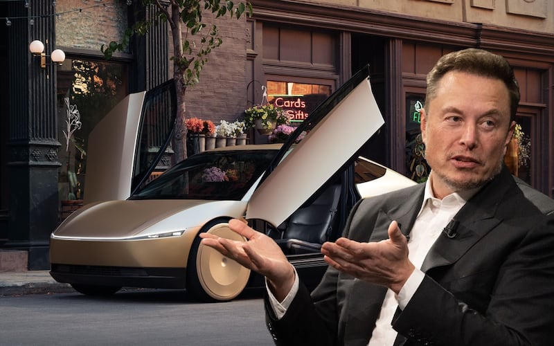 Elon Musk Robotaxi de Tesla