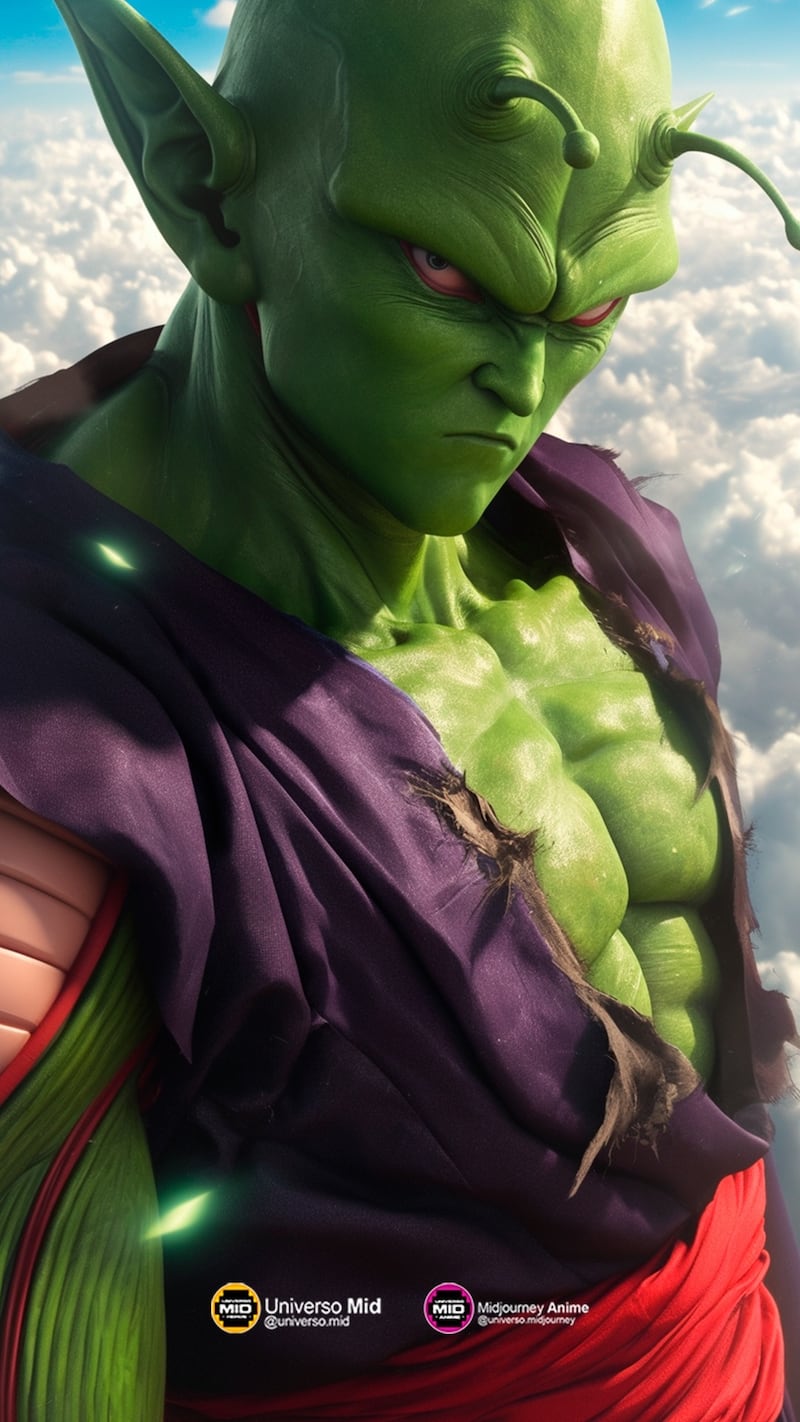 Piccolo hiperrealista - vía Universo Mid