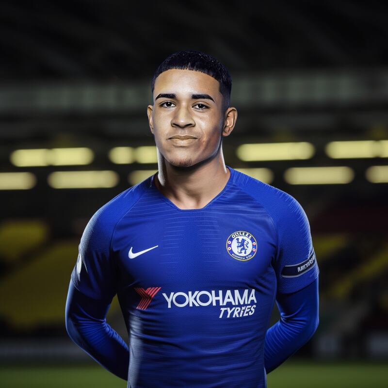 Midjourney muestra como se vería Kendry Páez con la camiseta del Chelsea a sus 18 años