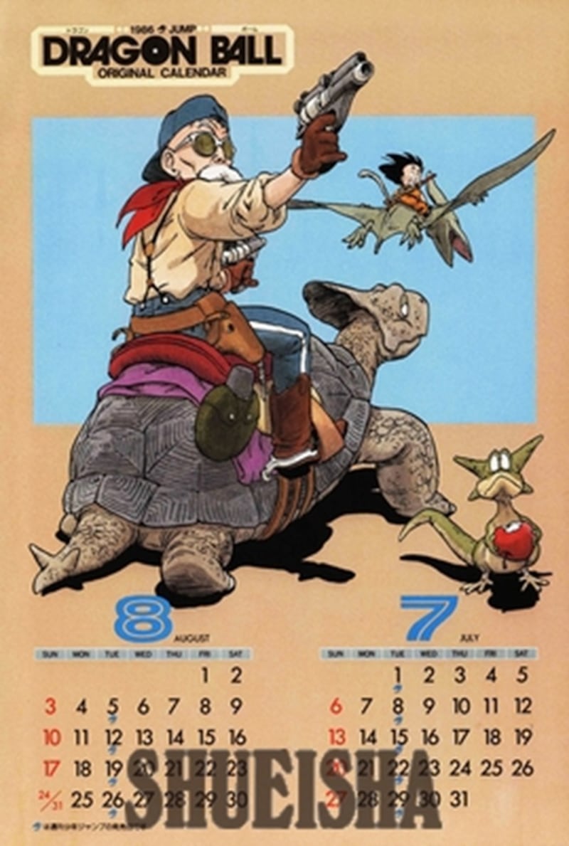 Archivo de Akira Toriyama 24 de diciembre - Maestro Roshi en calendario de Dragon Ball