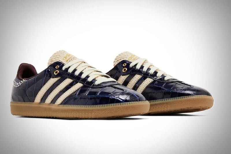 Samba OG 'Croc - Collegiate Navy' de Wales Bonner x adidas