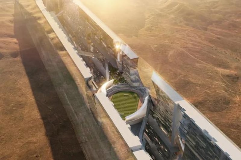 NEOM Stadium en The Line, Arabia Saudita