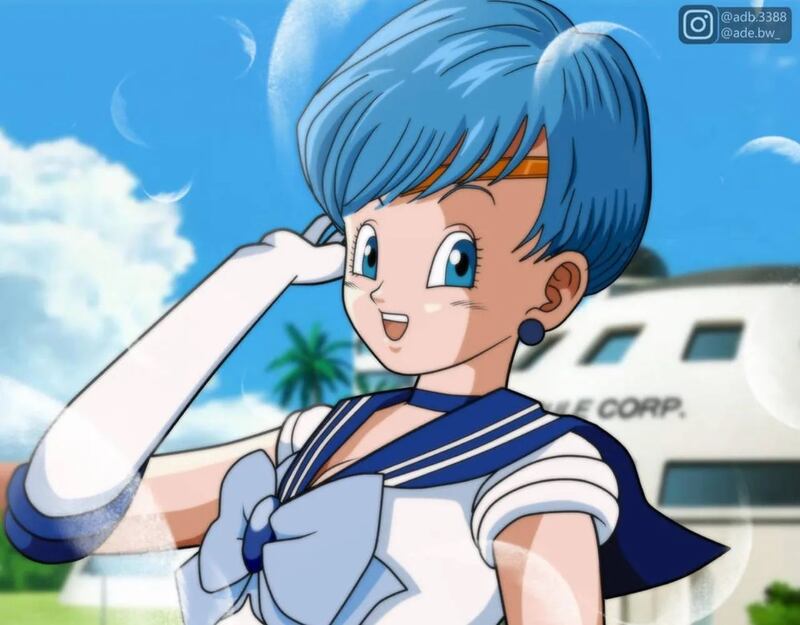 Bulma como Sailor Mercury