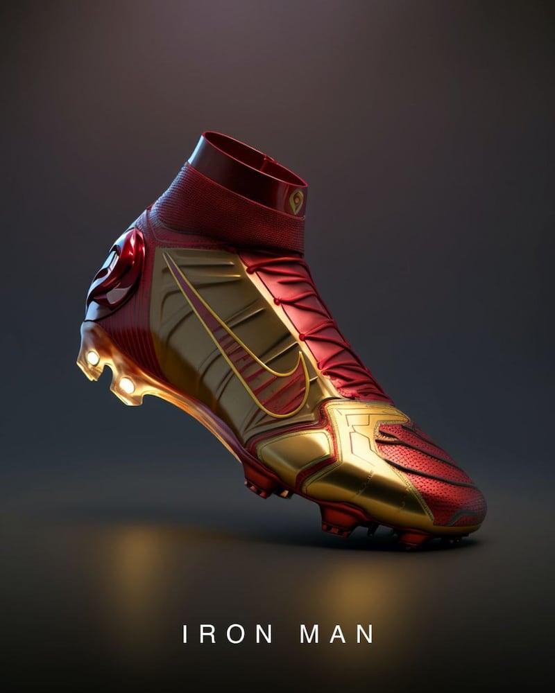 Zapatillas Nike x Marvel diseñadas por la Inteligencia Artificial Midjourney