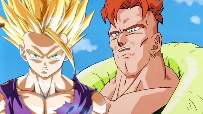 Gohan y Androide Número 16 Dragon Ball Z