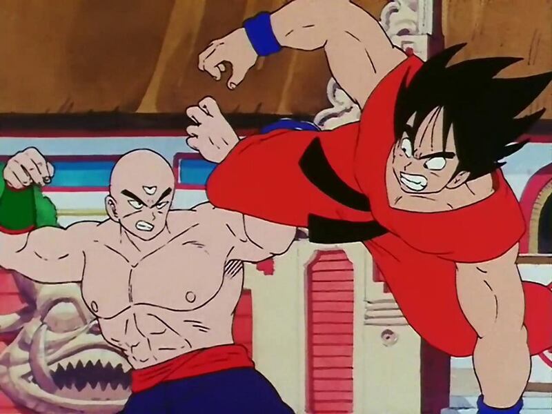 Ten Shin Han y Yamcha Dragon Ball