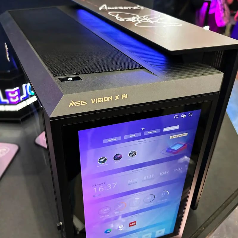 MSI’s chonky chatty desktop