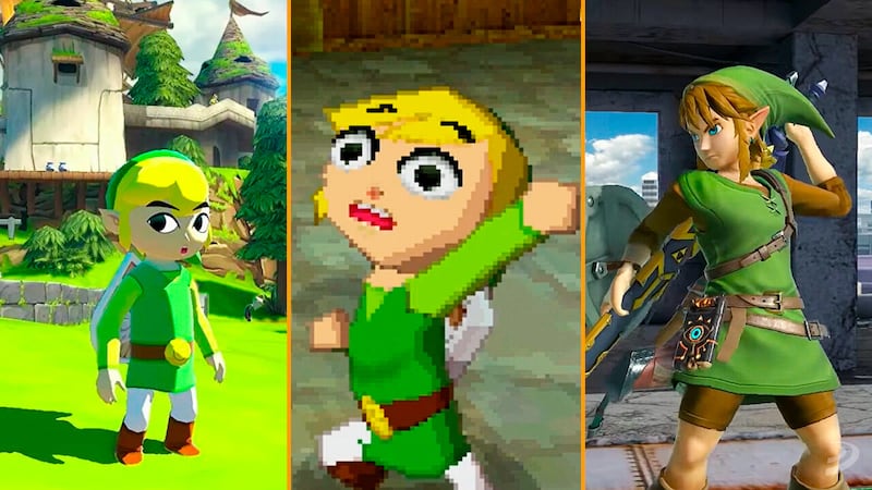 The Legend of Zelda: The Wind Waker (2002), The Legend of Zelda: Phantom Hourglass (2007), Super Smash Bros. Ultimate (2018)