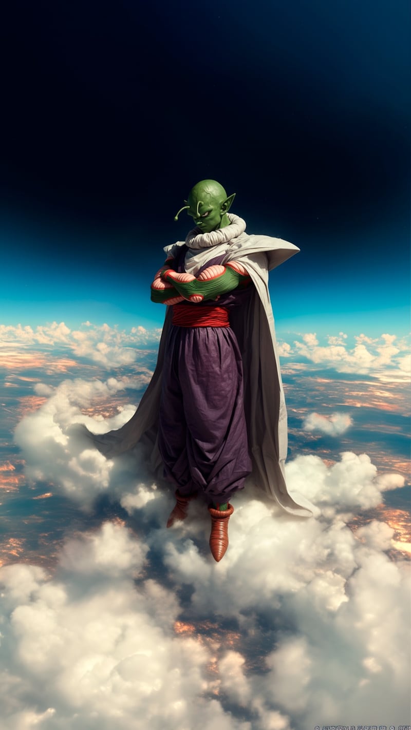 Piccolo hiperrealista - vía Universo Mid