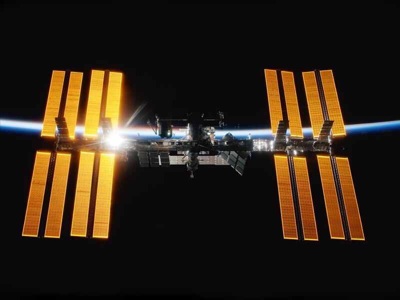 La Estación Espacial Internacional en órbita.