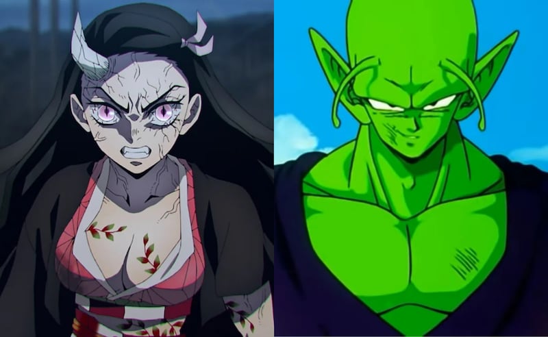 Nezuko y Piccolo