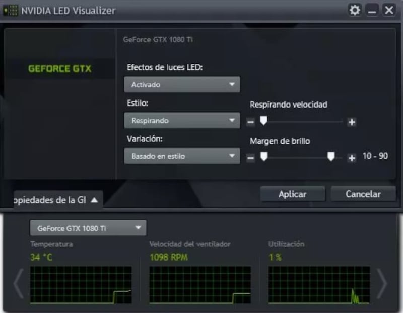 NVIDIA Led Visualizer