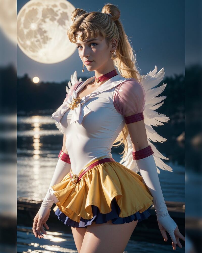 Serena de Sailor Moon. My Smart Arts