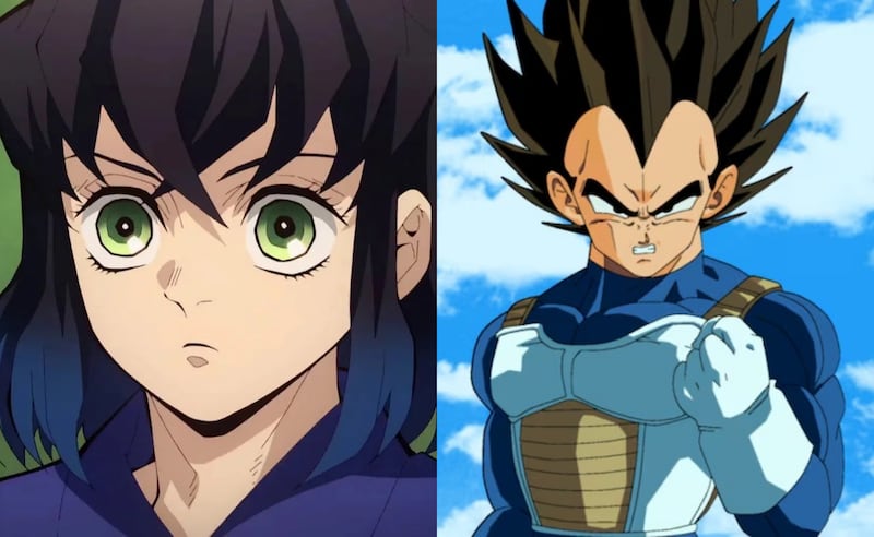 Inosuke y Vegeta