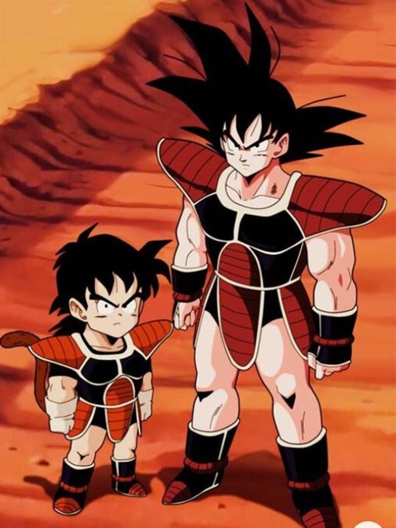 Goku y Gohan Salvamakoto