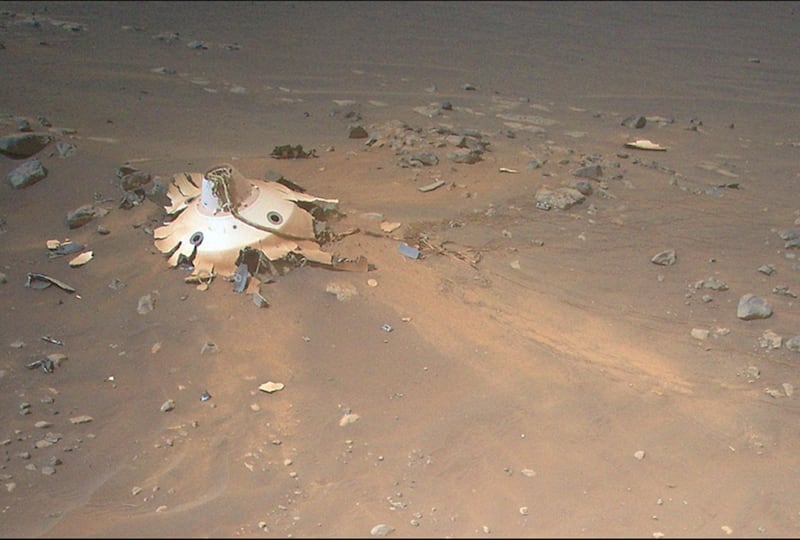 Nave espacial de la NASA en Marte